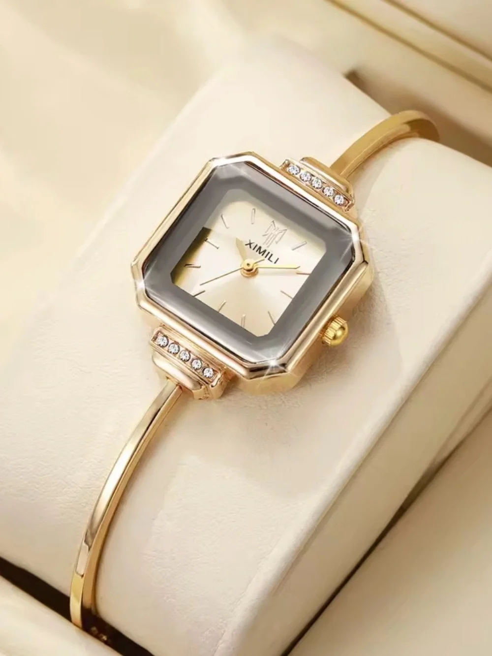 New Gold Women's Bracelet Watch - Gold Dial